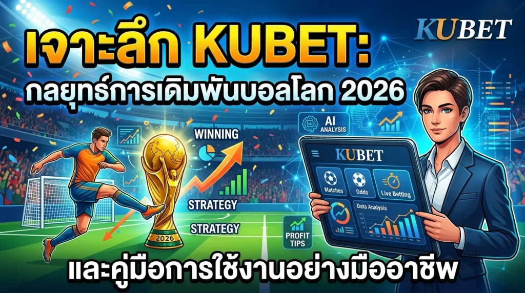 เจาะลึก KUBET: กลยุทธ์การเดิมพันบอลโลก 2026 และคู่มือการใช้งานอย่างมืออาชีพ