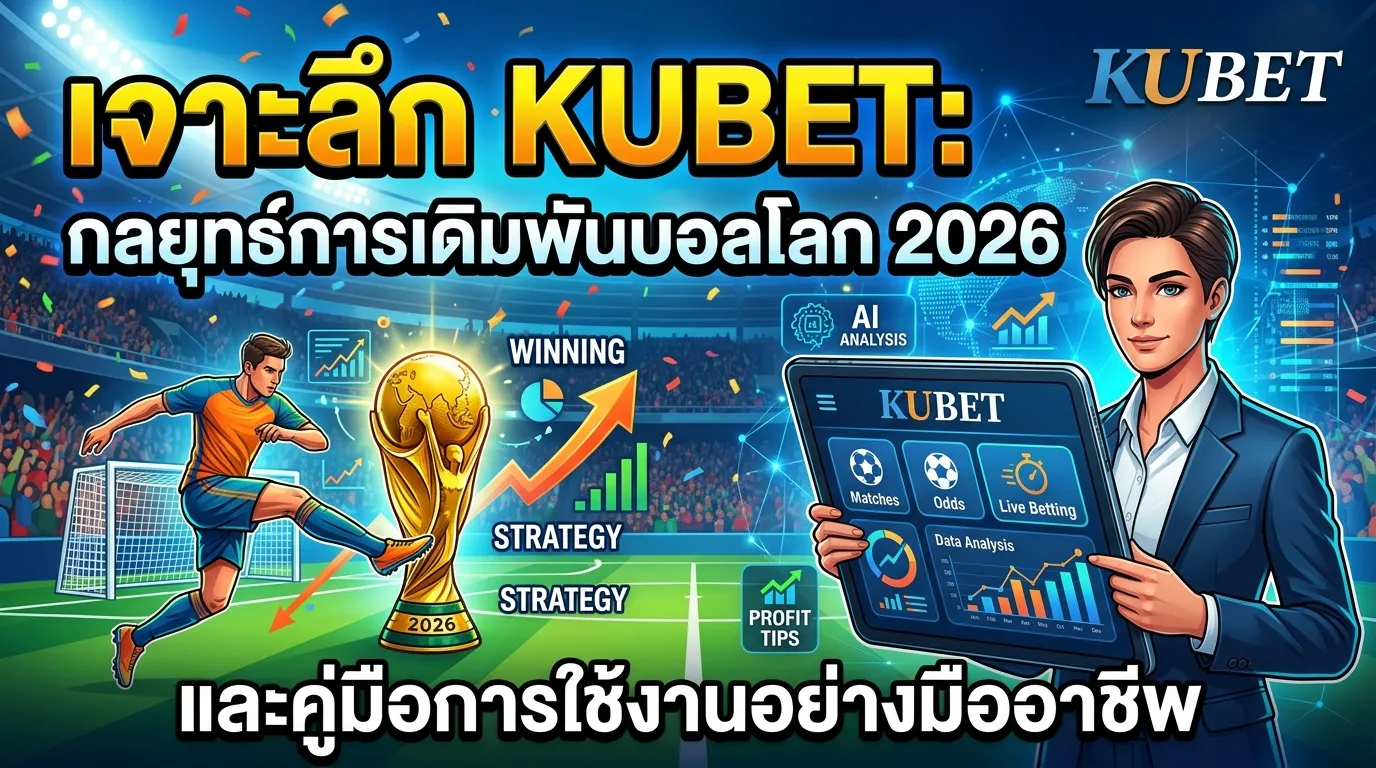 เจาะลึก KUBET: กลยุทธ์การเดิมพันบอลโลก 2026 และคู่มือการใช้งานอย่างมืออาชีพ