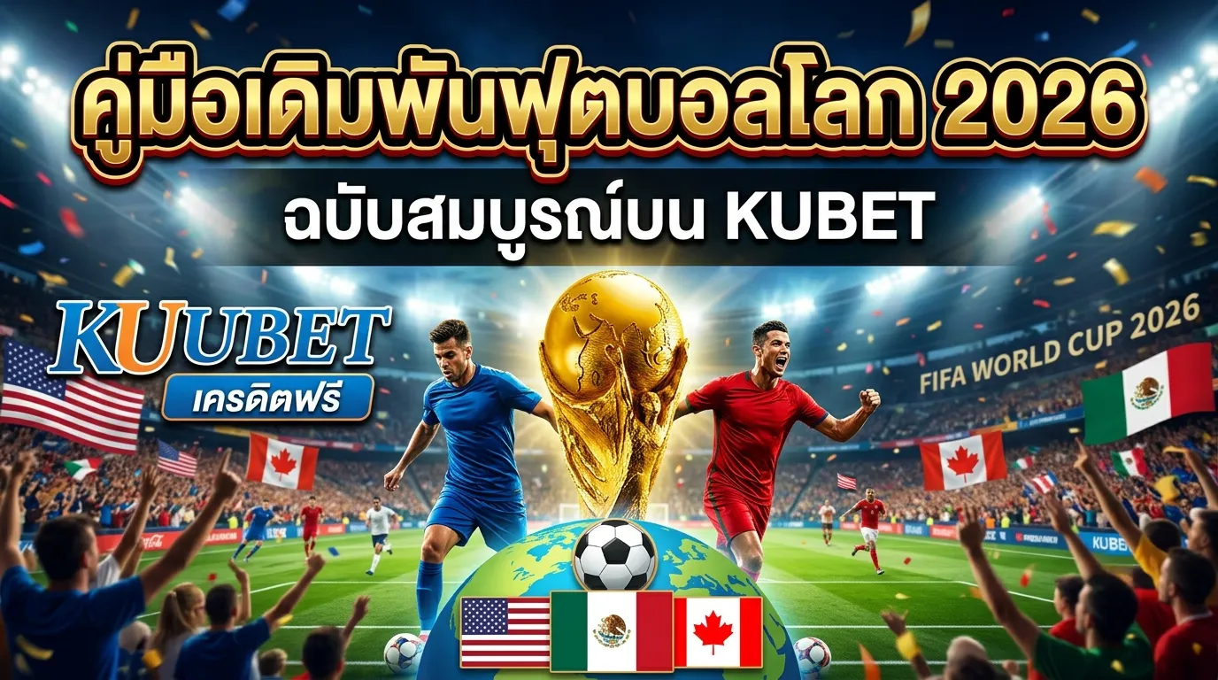 คู่มือเดิมพันฟุตบอลโลก 2026 ฉบับสมบูรณ์บน KUBET