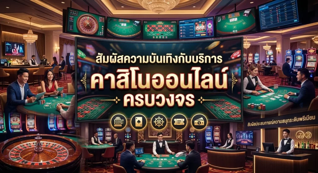 สัมผัสความบันเทิงกับบริการ ค่า สิ โน ออนไลน์ ครบวงจร