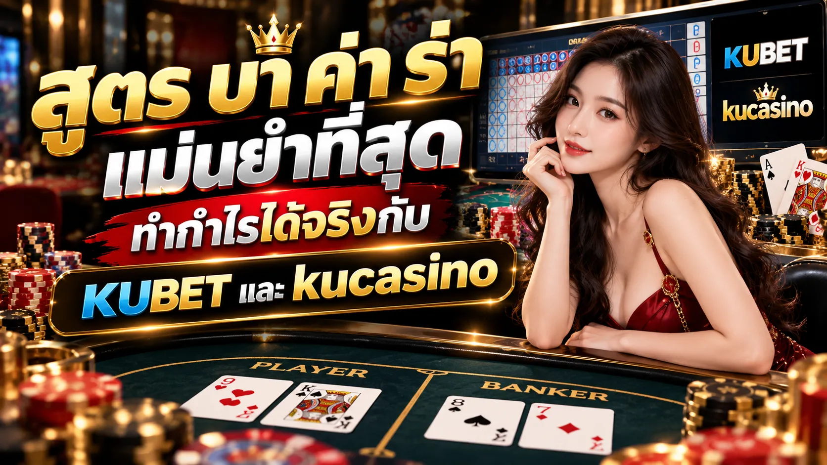 สูตร บา ค่า ร่า แม่นยำที่สุด ทำกำไรได้จริงกับ KUBET และ kucasino